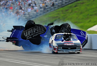 Illustration for article titled Here Are A Bunch Of Photos Of A Fiery NHRA Crash